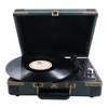 AMBASSADOR-BKGRN Retro Ambassador Brief Case Turntable in Green
