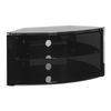 B6B Bench Corner Plus Television Stand for 55" Televisions in Black