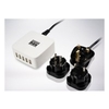 BCH8A5USBWHT 5 port 8A USB Wall Charge Hub