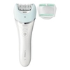 BRE610 Satinelle Advanced Wet and Dry Epilator with Light in White
