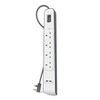 BSV401AF2M 4 Socket Surge Protector Extension Cable