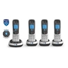 BT 2700,  Quad,  Digital Cordless Telephone with Answerphone,  Silver
