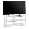 C303C-1200-3CC Vantage 3 Shelf Glass TV Stand