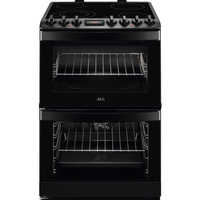CCB6740MCB Electric Double Oven With Ceramic Hob