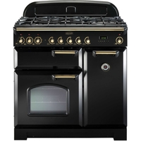 CDL90DFFBLB 90cm Dual Fuel Range Cooker - Black