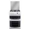 CH60GCIW 600mm Gas Cooker with Grill & 4 Gas Burner Hobs in White