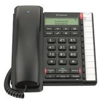 Converse 2300 Wall Mountable Corded Home Phone in Black