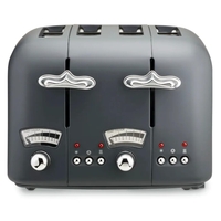 CT04 Argento Silva 4 Slice Toaster - Grey