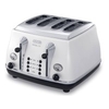 CTOM4003W Icona Micalite 4 Slice Toaster in White with High Lift Function