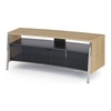 Curved Tangent 1300 TV Stand for 55 Inch Televisions in Oak