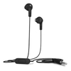 EARBUDS2-BK In ear Wired Headphones with Mic in Black