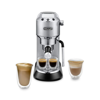 EC885.M Dedica Arte Manual Espresso Coffee Maker with Milk Frother