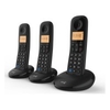 EVERYDAY-TRIO Cordless Triple Handset Phone - Black