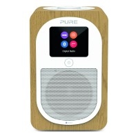 Evoke H3 Compact DAB/FM Radio with Bluetooth and Full Colour Screen in Oak