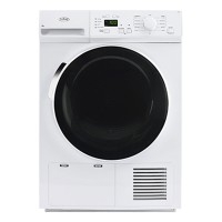 FCD800WHI Freestanding Condenser Tumble Dryer with 8Kg Load Capacity and Sensor Drying in White