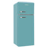 FDR2213DB 550mm Retro Style Fridge Freezer - Duck Egg Blue