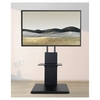 FS2 TV Stand with Height Adjustable Swivel Bracket for up to 65" TVs - Black