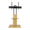 FS2 TV Stand with Height Adjustable Swivel Bracket for up to 65" TVs - Oak