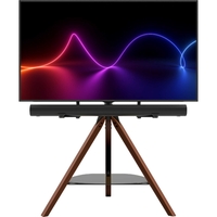 FSLK1001HOXDWB Hoxton Sound Tripod TV & Soundbar Stand 32-70" - Dark Wood