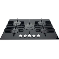 FTGHG751DHBK 75cm 5 Burner Gas Hob - Black