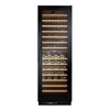 FWC860BL 595mm Tall Duel Temperature 126 Bottle Wine Cooler in Black