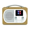 H4 Compact DAB/FM Radio with Bluetooth and Full Colour Screen in Oak