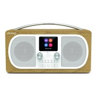 H6 DAB/FM Radio with Bluetooth and Full Colour Screen in Oak