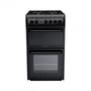 HAG51K 500mm Slimline Twin Cavity Gas Cooker with Catalytic Easy Clean Liners