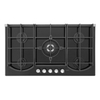 HG995440NB Built in Gas Hob with 5 Burners and Wok Burner in Black