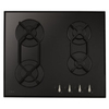HVG621BL 4 Burner Gas On Glass Hob - Front Dial Controls