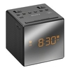 ICFC1TB Clock Radio Dual Alarm with FM Tuner and Graduating Buzzer in Black