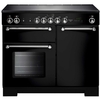 KCH100ECBLC Electric Range Cooker with 5 Ceramic Hobs - Black Chrome