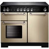KCH100ECCRC Electric Range Cooker with 5 Ceramic Hobs - Cream Chrome