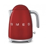 KLF03RDUK Retro Jug Kettle with 1.7L Capacity and 3000W Power in Red
