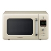 KOR7LBKC 800W Microwave with 20L Capacity and 5 Power Levels in Cream