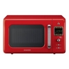 KOR7LBKR 800W Microwave with 20L Capacity and 5 Power Levels in Red