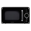 KOR8A9RB Retro Style Microwave with 23L Capacity and 800W Power in Black