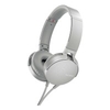 MDRXB550APW On-Ear Headphones With Adjustable Headband and Extra Bass in White