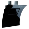 OMA-90-BL 900mm Chimney Cooker Hood 950m3/h with 4 speed settings in Black