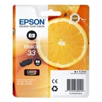 ORANGES-PHOTOBLK Genuine Photo Black 33 Ink Cartridge with 4.5ml Capacity