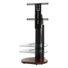 ORI2-S4-WALNUT TV Stand with TV Bracket Fits Up To 55 Inch TVs in Walnut