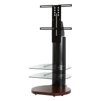 ORI2-S4-WALNUT TV Stand with TV Bracket Fits Up To 55 Inch TVs in Walnut