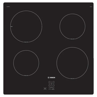 PUG61RAA5B Series 2 60cm 4 Zone Induction Hob with Plug - Black