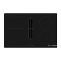 PVS811B16E Series 4 80cm 4 Burner Hob with Integrated Ventilation - Black