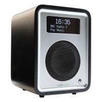 R1-V3BLACK DAB/FM Bluetooth Radio with USB charge & Twin Alarms in Black