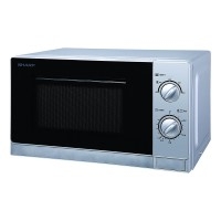 R20DSLM Solo Microwave with 20L Capacity and 800W Power in Silver