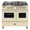 RC-10TG-DE-CR 995mm Dual Fuel Range Cooker with 94L Capacity in Cream