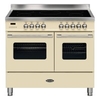 RC-10TI-DE-CR 995mm Electric Range Double Oven with 94L Capacity in Cream