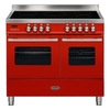 RC-10TI-DE-RED 995mm Electric Range Double Oven with 94L Capacity in Red