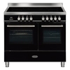 RC-10TI-QL-K 995mm Electric Range Double Oven with 94L Capacity in Black